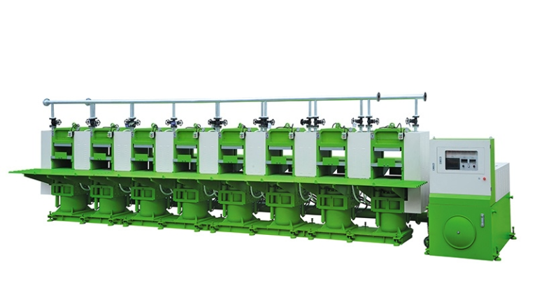Rubber Vulcanizing Shoe Sole Making Machine